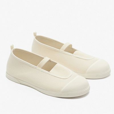 Elastic Cotton Sneakers from Zara