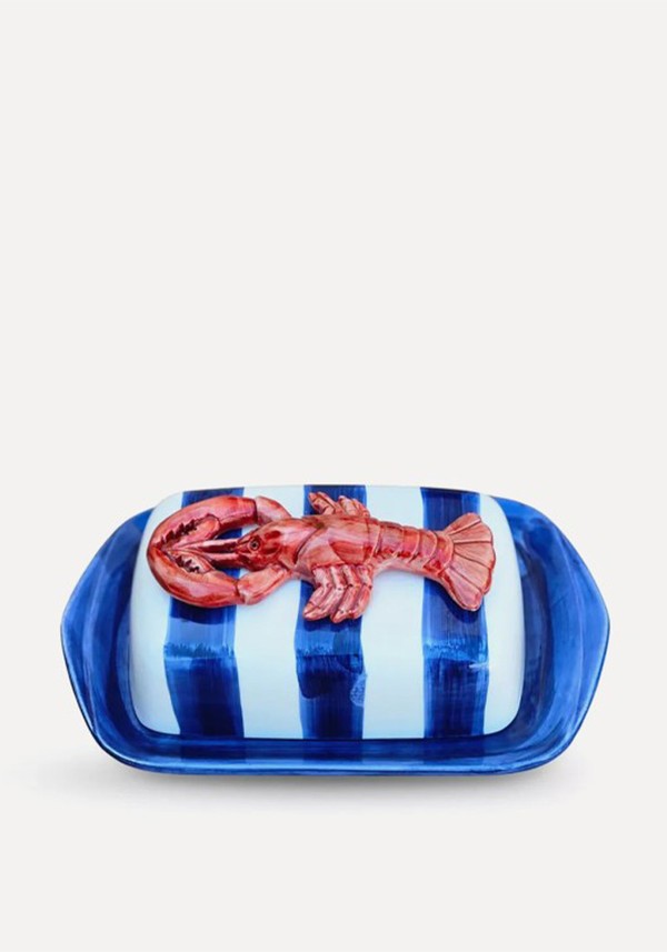 Lobster Ceramic Butter Dish