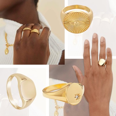 Shell Signet Ring – D.Louise Jewellery