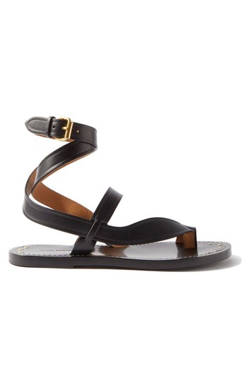 Jolda Wraparound Leather Sandals from Isabel Marant