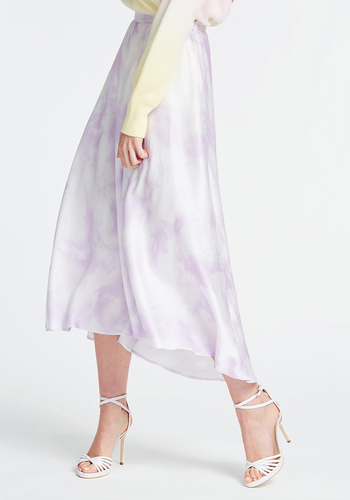 Viscose Tie Dye Long Skirt from Guess