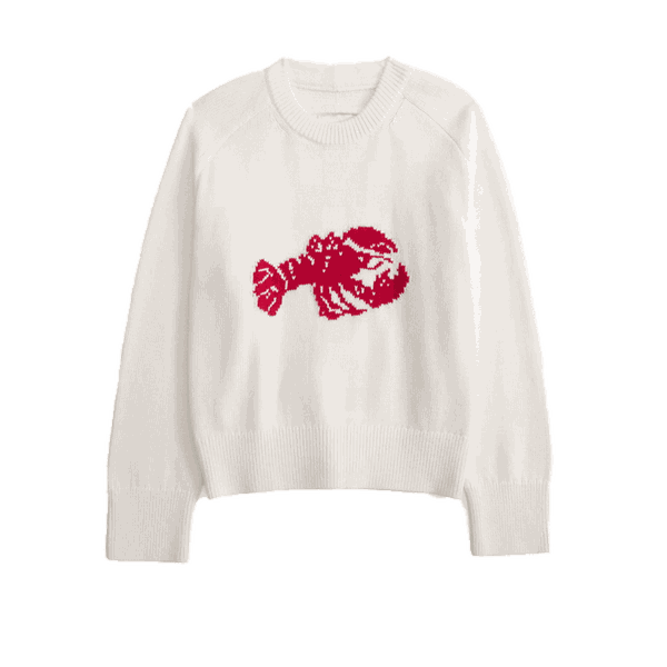 Madeline Lobster Crew Neck Jumper from Abercrombie & Fitch
