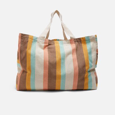 Striped Tote Bag from Zara 