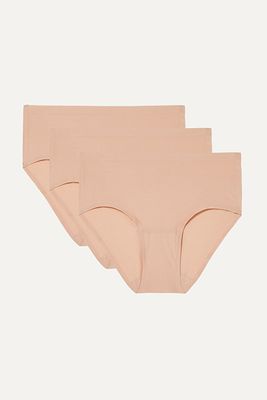 Soft Stretch Set of Three Jersey Briefs from Chantelle