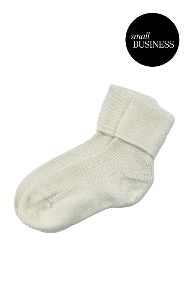 Pure Cashmere Bed Socks from Ava Innes