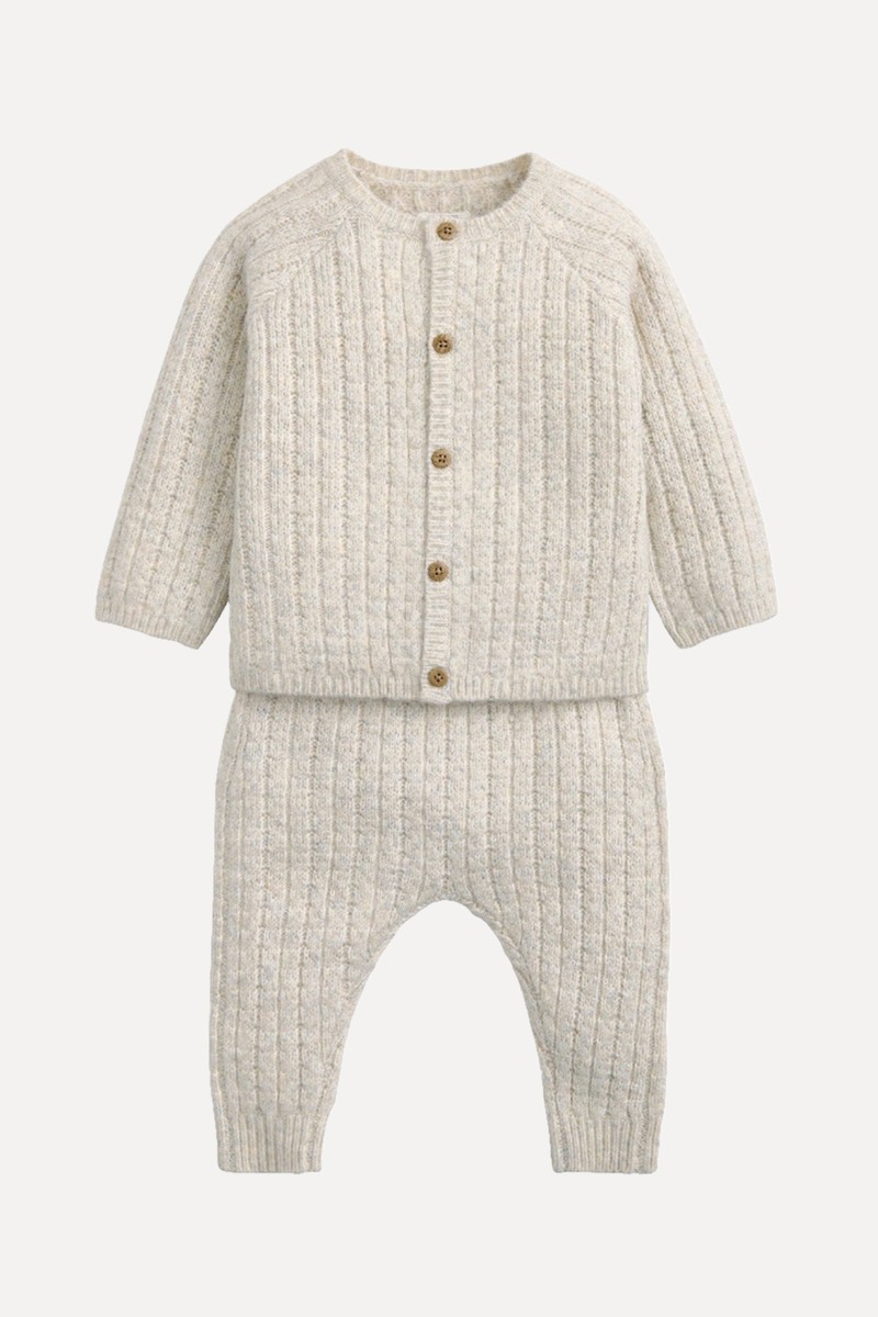 Cable Knit Top & Bottoms Set from Mamas & Papas 