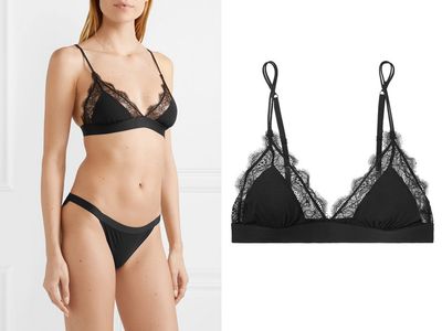 Love Lacey Lace-Trimmed Triangle Bra from Love Stories