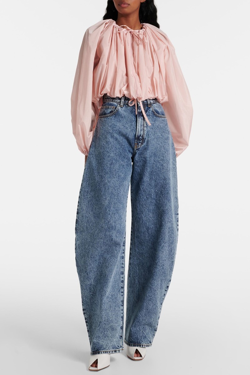 Pleated Cropped Jacket from Alaïa
