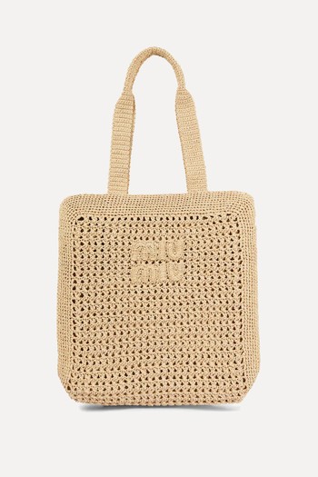 Openwork Tote Bag from Miu Miu