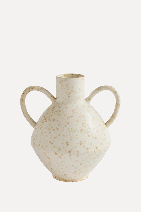 Sunbeam Reactive Glaze Vase With Handles