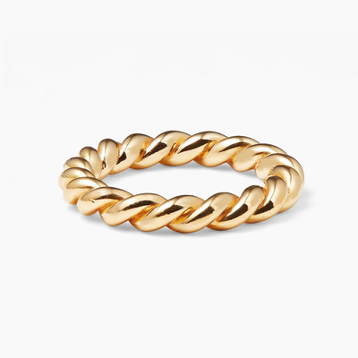 Chunky Gold Twist Ring from Otiumberg