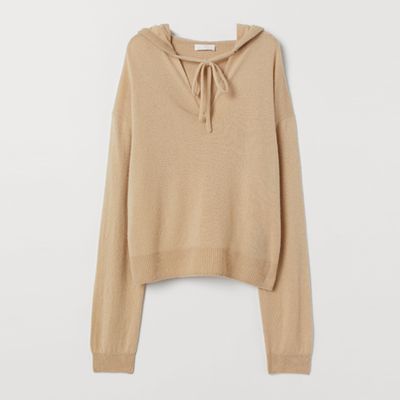 Hooded Cashmere Jumper from H&M