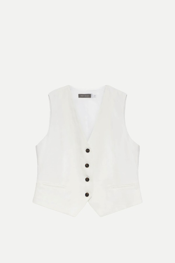 Linen Tailored Waistcoat