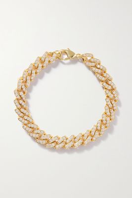 Mexican Gold-Plated Cubic Zirconia Bracelet from Crystal Haze Jewelry
