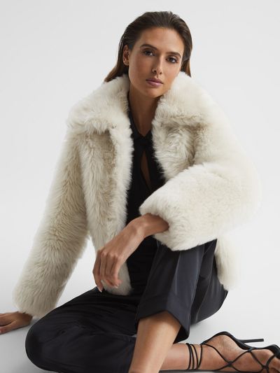 Caitlin Short Shearling Jacket