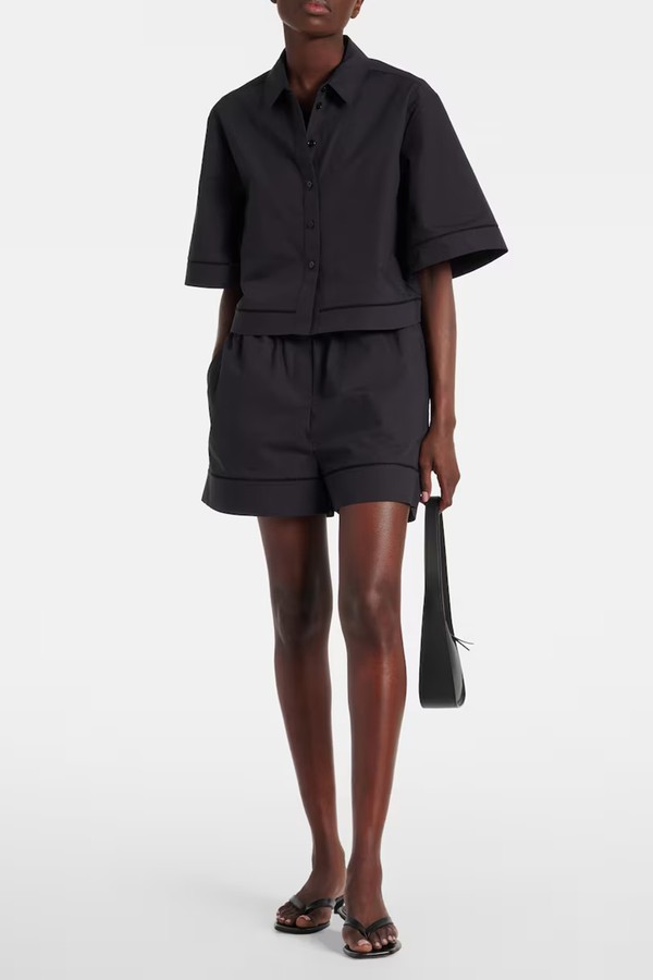Embroidered Cotton Poplin Shorts from RÓHE
