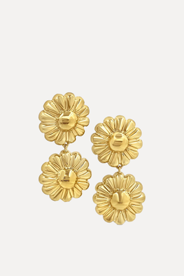 Margarita 18kt Gold-Plated Earrings  from Daphine