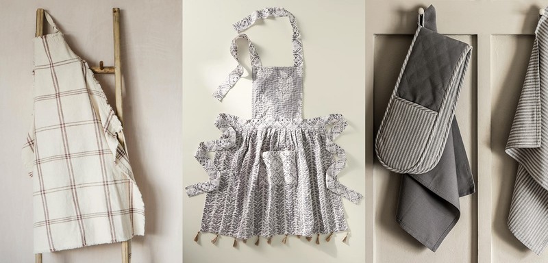 Our Edit Of The Prettiest Aprons & Oven Gloves