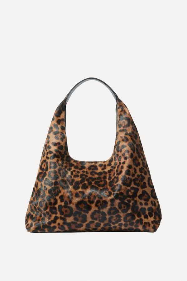 Leopard-Print Leather Tote Bag from & Other Stories