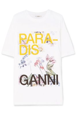 Oversized Cotton Jersey T-Shirt from Ganni