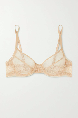 Spell On You Leavers Lace Underwired Soft-Cup Bra from La Perla