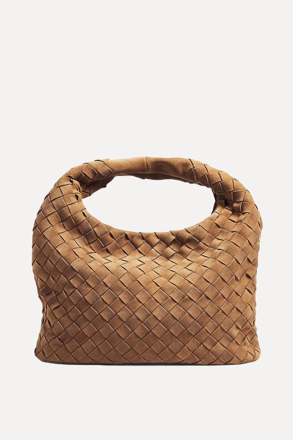 Suede Woven Tote from Na-KD