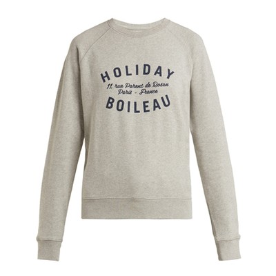 Logo-Printed Cotton Sweatshirt from Holiday Boileau