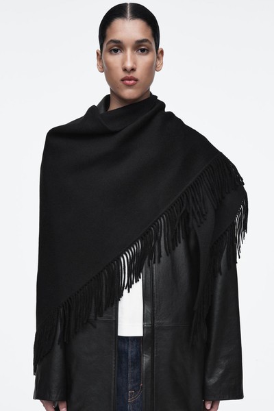 Fringed Triangle Scarf from COS