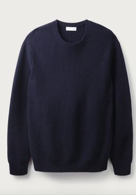 Men's Cashmere Textured Sweater