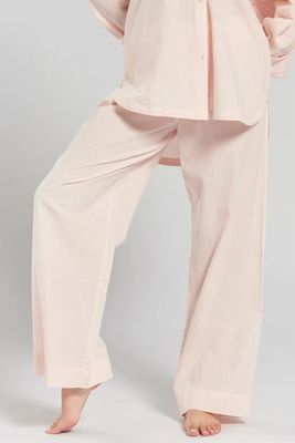 Chicory Striped Woven-Cotton Pyjama Trousers