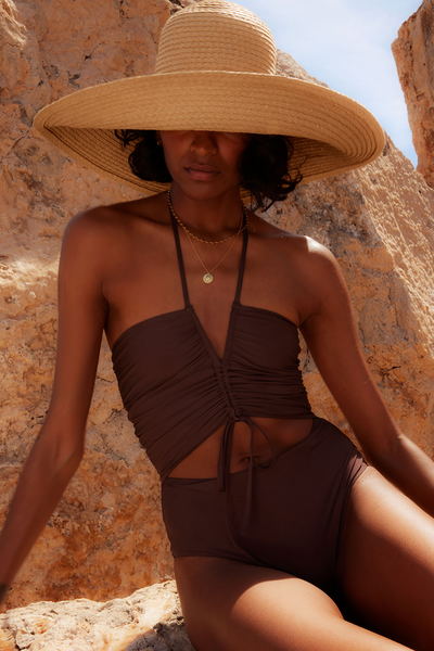 Ruched Halterneck Swimsuit, £55 | & Other Stories