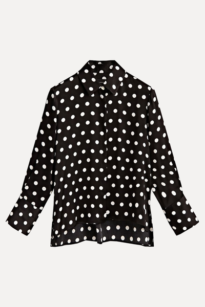 Polka Dot Print Shirt from Massimo Dutti