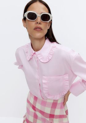 Shirt With Peter Pan Collar from Uterque