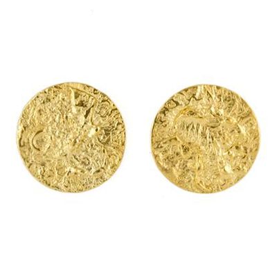 Orogenesis Large Moon Earrings (22KT Gold Vermeil) from Pascale X James