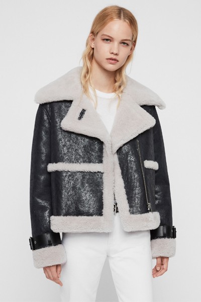 Farley Shearling Jacket from All Saints