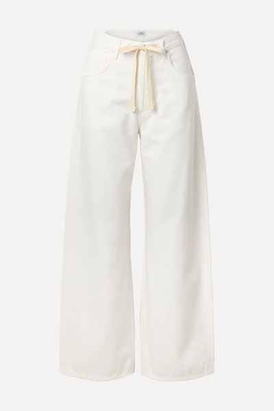 Brynn Drawstring Mid-Rise Wide-Leg Jeans from Citizens Of Humanity
