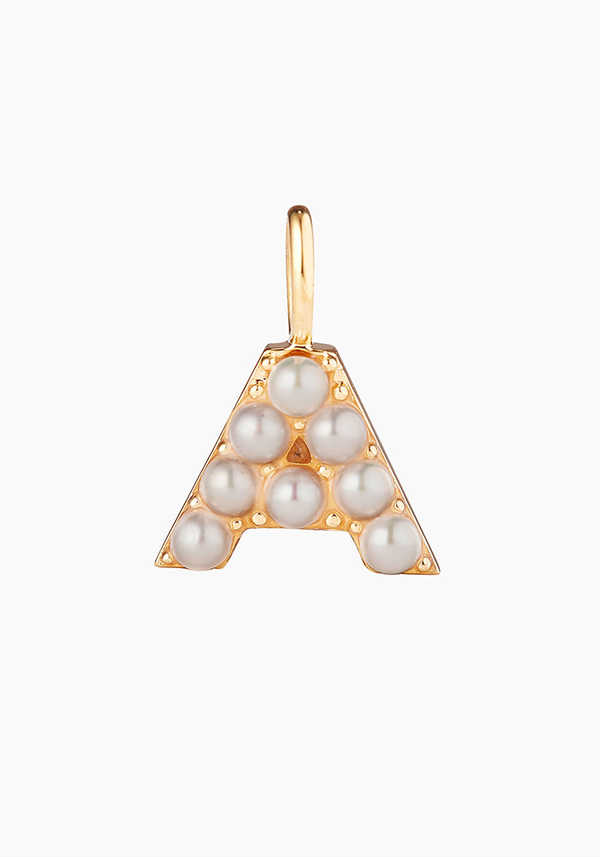 Pearl Alphabet Pendant from Otiumberg