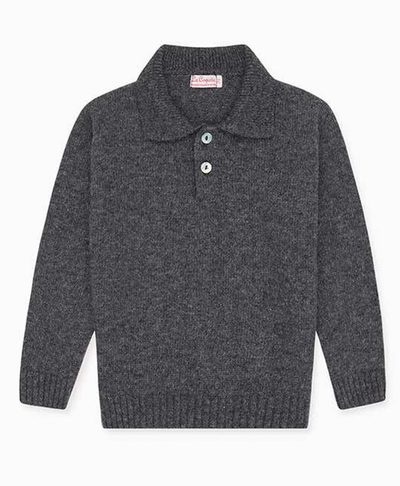 Grey Brio Boy Jumper from La Coqueta