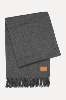 Fringe Trimmed Wool Scarf from Vince