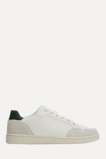 Lace-Up Mixed Sneakers from Mango