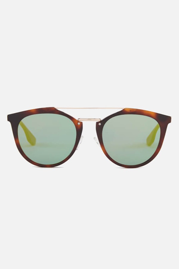 Tortoise Shell Aviator Sunglasses from McQ Alexander McQueen