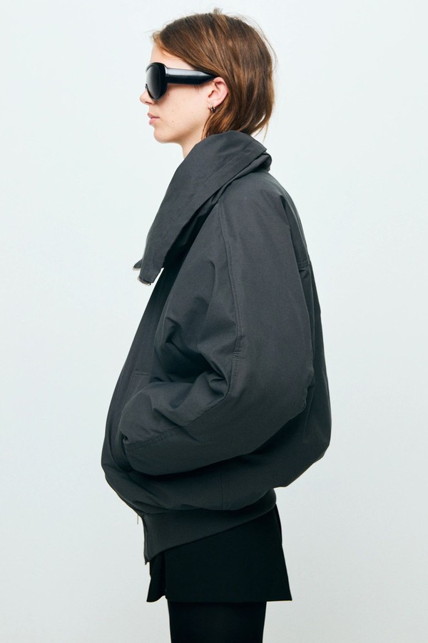 Funnel-Neck Bomber Jacket from Mango