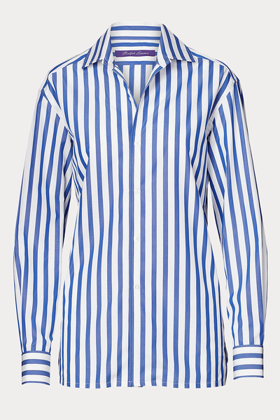 Capri Relaxed Fit Striped Cotton Shirt from Ralph Lauren