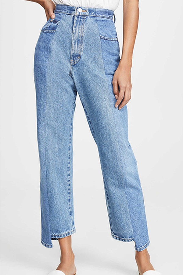 Light Blue Match Boyfriend (Uneven Hem) from E.L.V Denim