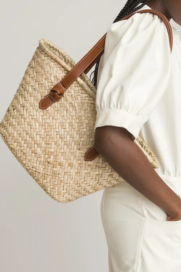 Straw Tote Bag from La Redoute