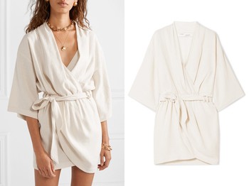 Linen & Silk-Blend Mini Dress from Iro