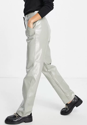 Sage Leather Trousers from 4th & Reckless