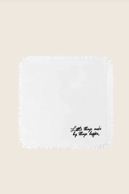 Little Things Embroidered Napkin from Maison Flaneur