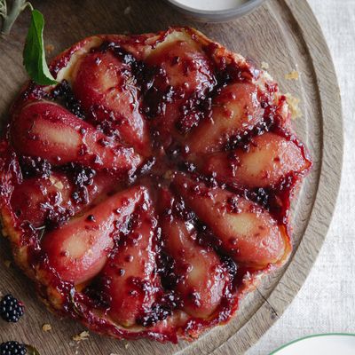 Pear & Blackberry Tarte Tatin