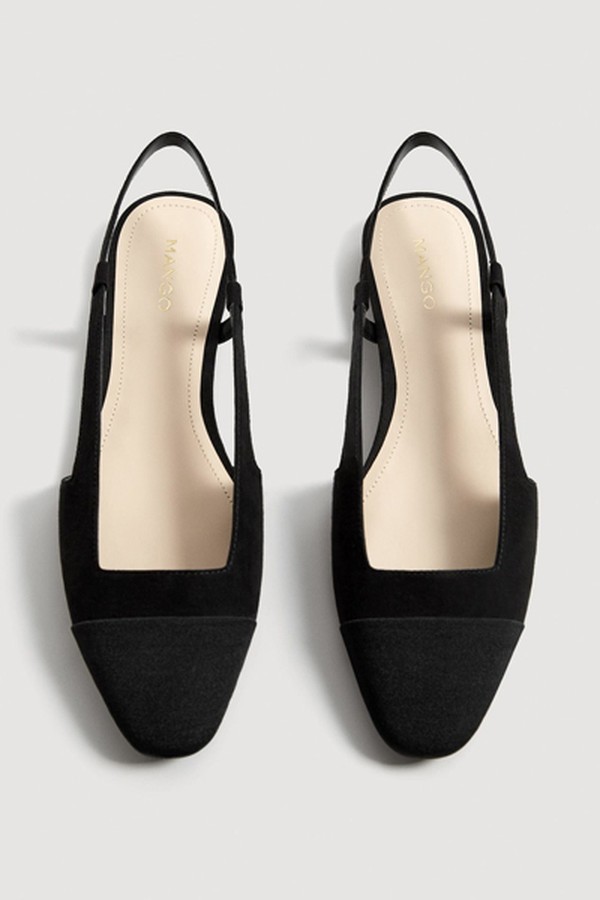 Contrast Slingback Shoe from Mango